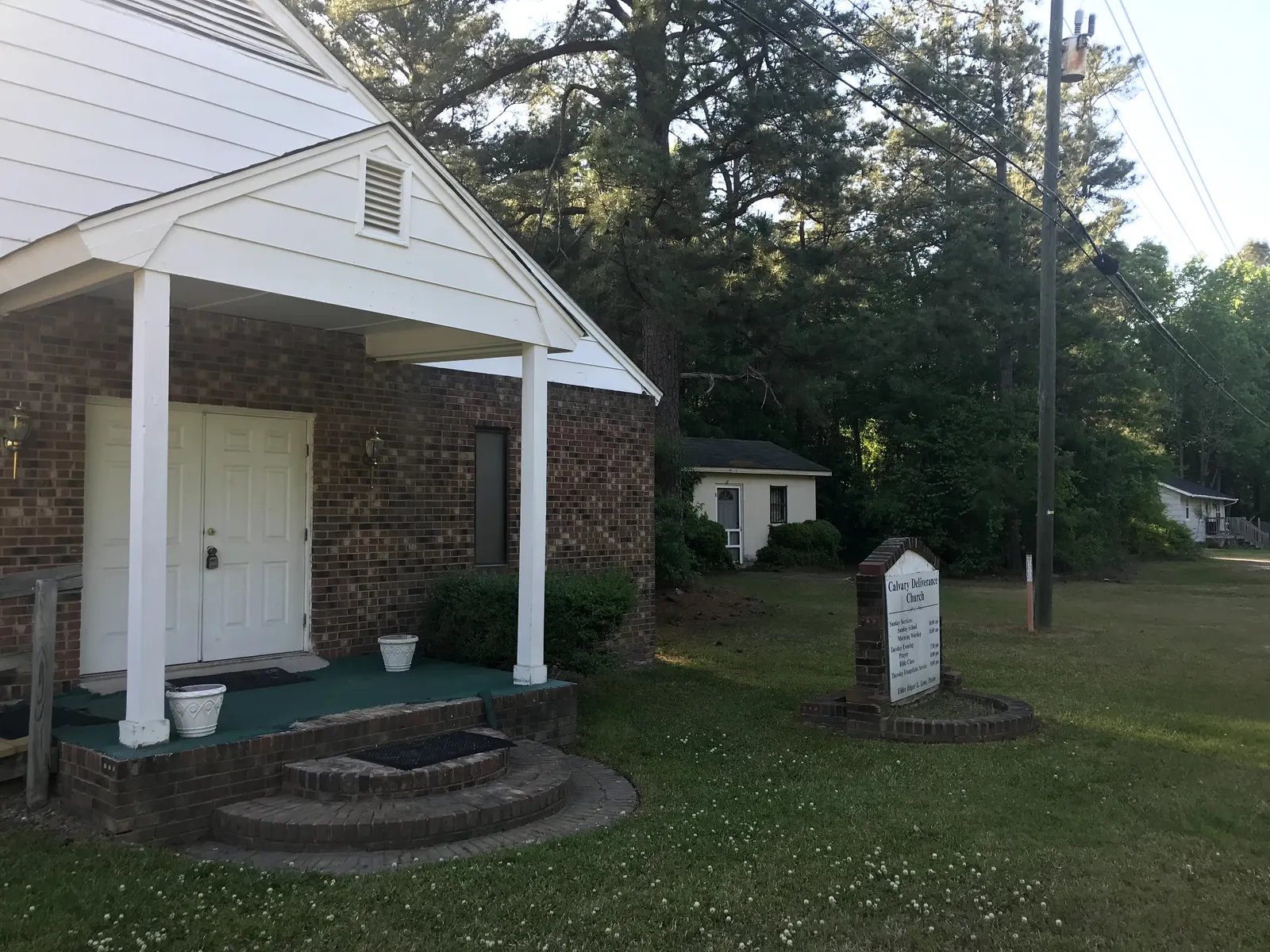 Calvary Deliverance Church on East William Street in Feltonville, about a mile west of Felton Grove High